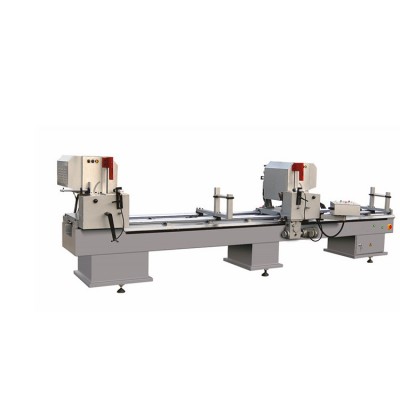 45 degree double heads aluminium pvc upvc profile cutting machine