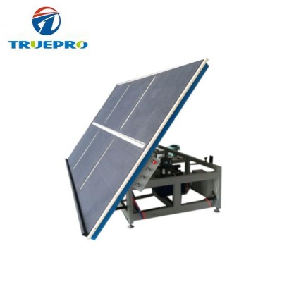 Manual glass cutting table with tilting