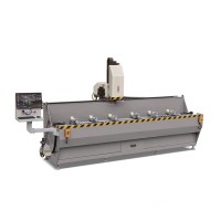 Aluminum profile 3 axis cnc control drilling milling window machine